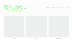 Desktop Screenshot of nickiegraybill.com