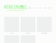 Tablet Screenshot of nickiegraybill.com